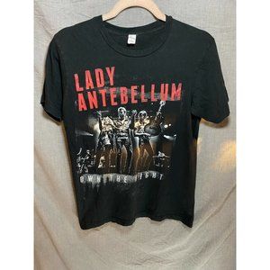 Lady Antebellum‎ 2012 Own The Night Tour Shirt Adult Small Black Tee Mens